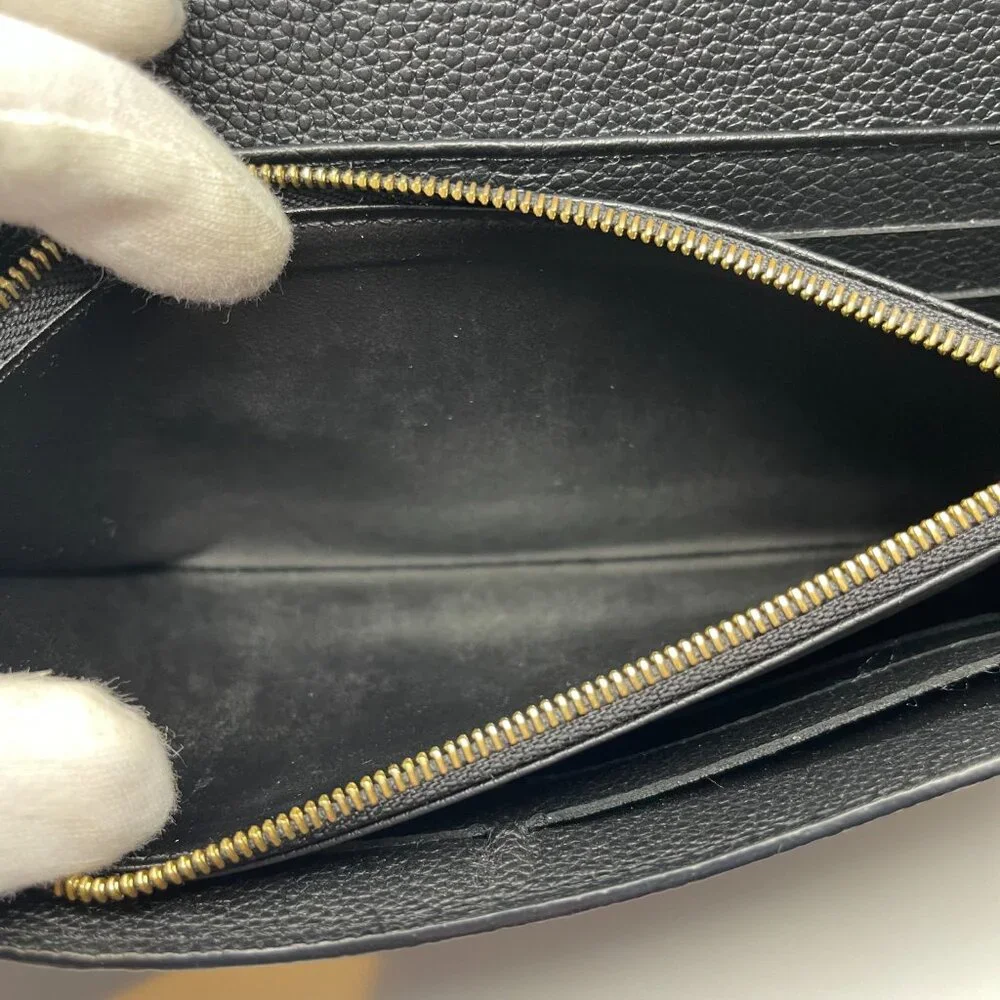 LOUIS VUITTON RFID Bicolor Monogram Empreinte Leather Sarah Wallet - Preowned - Picture 8 of 16